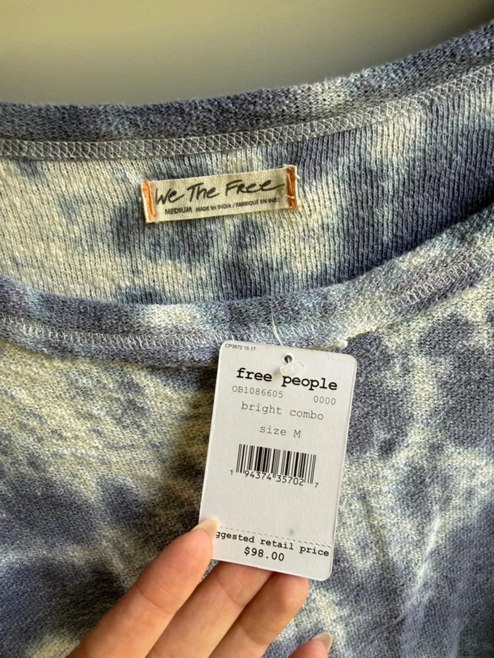 Free people terry  tie dye - Picture 3 of 5